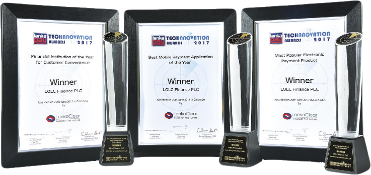 Financial Institution of the year for Customer Convenience - LOLC Finance