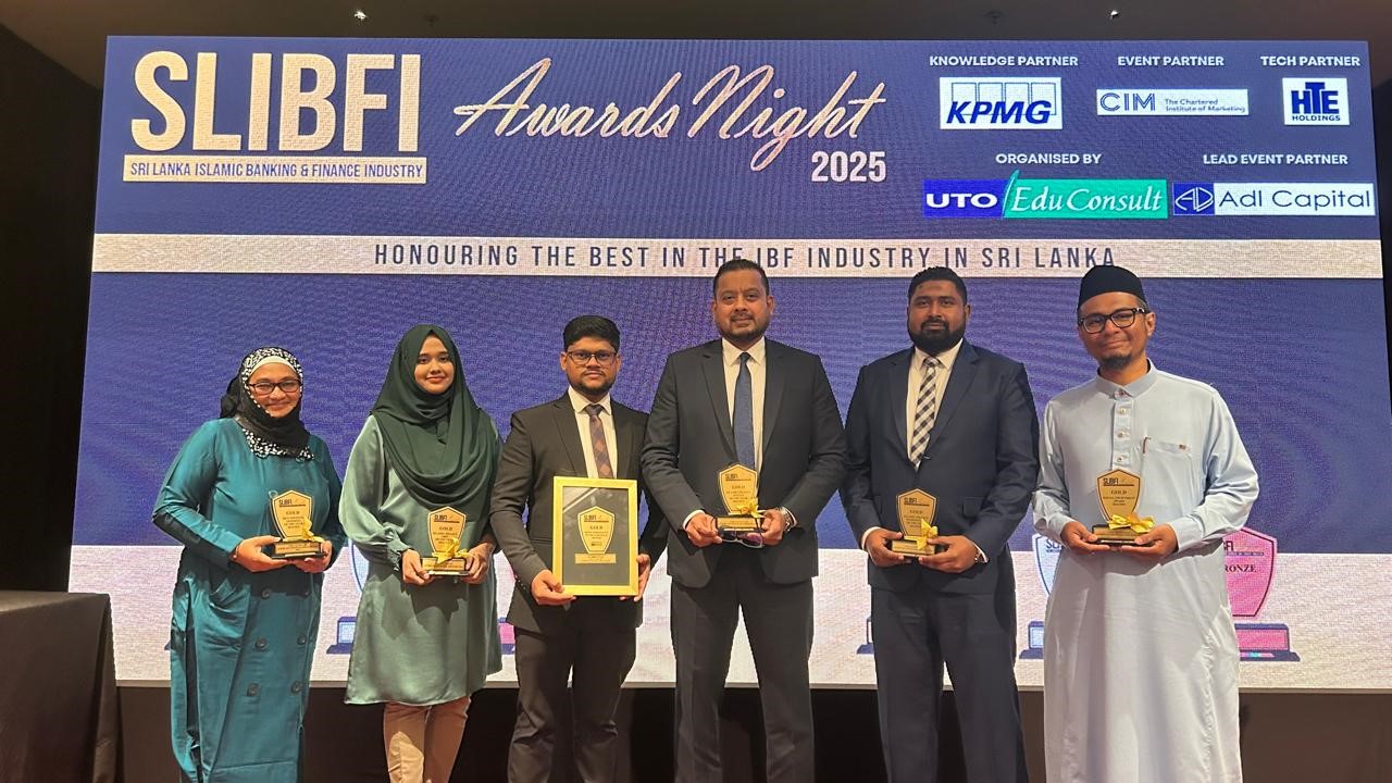 LOLC AL-FALAAH DOMINATES SLIBFI AWARDS 2025 WITH FIVE GOLDEN TR...