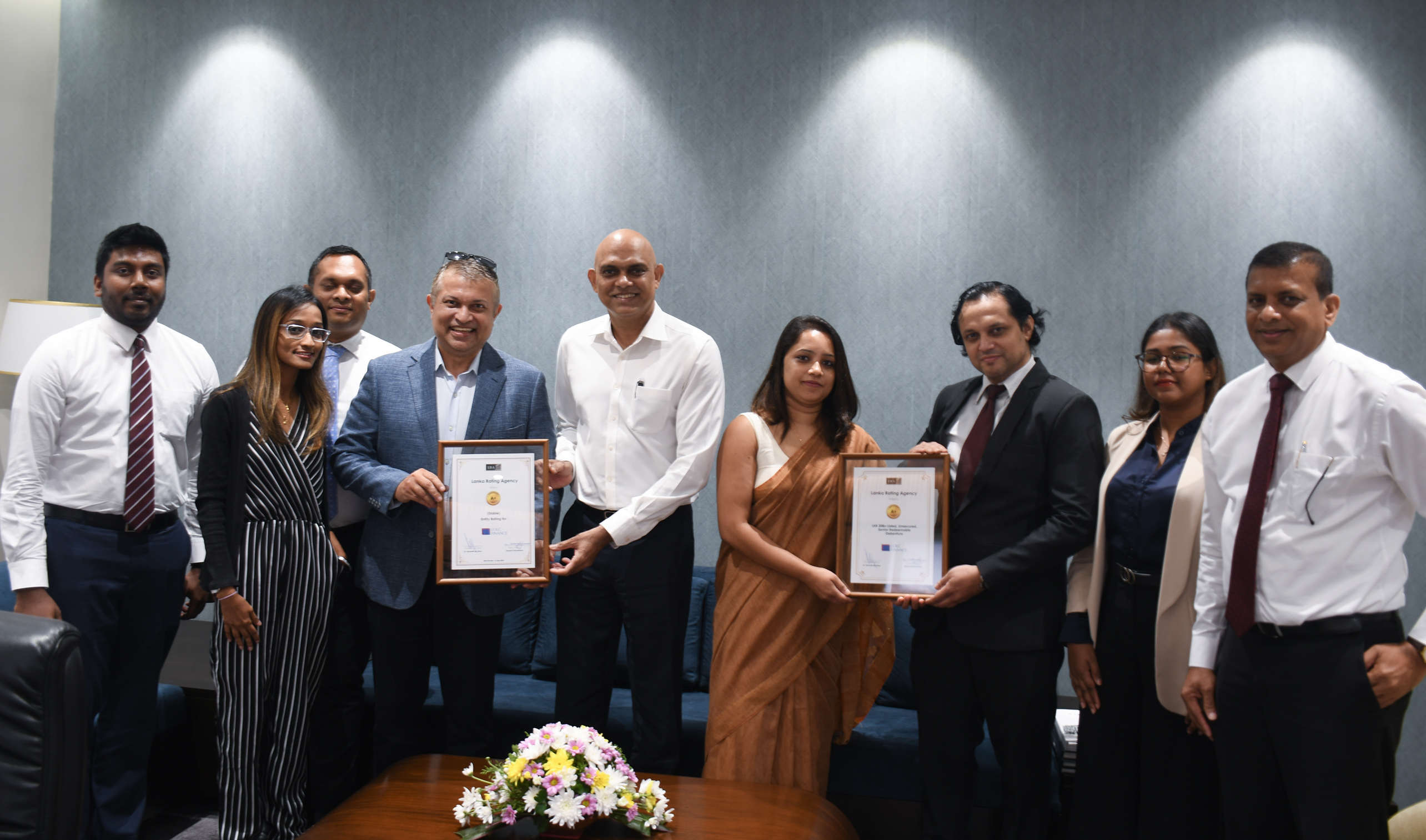 LOLC FINANCE UPGRADE TO A+ (STABLE) RATING FROM LANKA RATING AGENCY